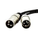 Ver imagem 2 de Cabo Adaptador P10 Mono para 2 Xlr Macho - 8 Metros