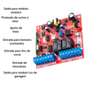 Kit Motor Basculante Fast Easy 220v 60HZ 1.40M Esq Omegasat - 3