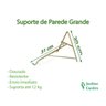 SUPORTE DE PAREDE PARA VASOS PLANTAS XAXIM GRANDE 25 UND - 2