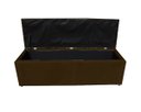 Ver imagem 4 de Kit Cabeceira e Recamier Baú para Cama Box Casal Queen:marrom