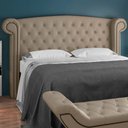 Ver imagem 2 de Cabeceira Cama Box Casal King 195cm Provença P02 Linho Bege - Mpozenato