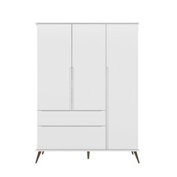Quarto Melinda com Guarda Roupa 3 Portas, Cômoda 1 Porta 100% mdf - Phoenix Baby - 2