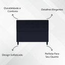 Ver imagem 3 de Cabeceira Cama Ivy para Cama Queen 160 Cm Suede Cores