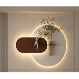 Quadro Decorativo Iluminação Led Lotus Decor Q10 Sala Hall Quarto - 2