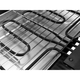 Churrasqueira Elétrica 220V 2000W + Kit churrasco 3 peças - 3