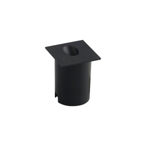 Balizador Nordecor Fery Embutir Quadrado Led Bivolt Preto 3000k Luz Amarela 2373