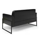 Ver imagem 5 de Sofá Namoradeira com 2 Poltronas Base Industrial Alta Preto Marisa Corano D03 - D’Rossi