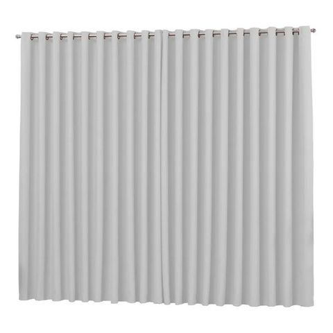 cortina para sala quarto tecido blackout branco 3,00x2,50