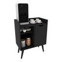 Ver imagem 1 de Balcão Cozinha Retrô com 1 Porta e Prateleiras Multimóveis CR20100 Preto