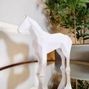 Ver imagem 2 de Cavalo Decorativo 20 Cm / Enfeite, Cavalinho - Toque 3d - Cor: Branco