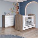 Ver imagem 1 de Quarto de Bebê com Berço Minicama e Cômoda Bala de Menta Henn