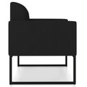 Ver imagem 7 de Kit 2 Poltronas Decorativas Base Industrial Preta Maressa A79 Linho Preto - Ibiza