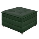 Ver imagem 4 de Puff Banqueta Dobrável Verde Vira Cama Solteiro para Sala Quarto Escritório