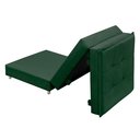 Ver imagem 6 de Puff Banqueta Dobrável Verde Vira Cama Solteiro para Sala Quarto Escritório