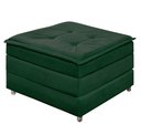 Ver imagem 5 de Puff Banqueta Dobrável Verde Vira Cama Solteiro para Sala Quarto Escritório