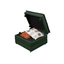 Ver imagem 7 de Puff Banqueta Dobrável Verde Vira Cama Solteiro para Sala Quarto Escritório