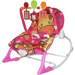 Cadeira Cadeirinha Bebê Descanso Vibratória Musical com Balanço Menina Menino Importway BW-046 - Ros - 3
