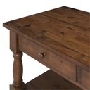 Ver imagem 3 de Ilha de Cozinha com 2 Gavetas e 2 Prateleiras Walnut