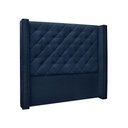 Ver imagem 1 de Cabeceira King 195 cm Vicenza Suede - SSX Multicoisas - Azul Marinho
