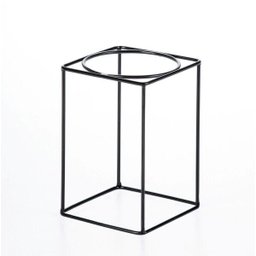 Suporte de vaso quadrado M - Soluza - Preto - 2