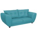 Ver imagem 2 de Sofá 2 Lugares Tulipa Suede Azul Turquesa - ADJ Decor