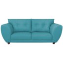 Ver imagem 4 de Sofá 2 Lugares Tulipa Suede Azul Turquesa - ADJ Decor
