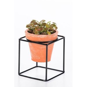 Suporte de vaso quadrado P - Soluza - Preto
