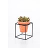 Suporte de vaso quadrado P - Soluza - Preto - 3