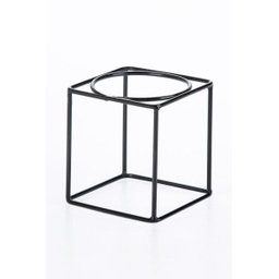 Suporte de vaso quadrado P - Soluza - Preto - 2
