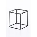 Ver imagem 2 de Suporte de vaso quadrado P - Soluza - Preto