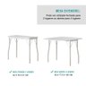Conjunto Sala de Jantar Tallim com Mesa e 2 Cadeiras 2999 Carraro - 6