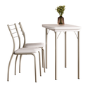 Ver mais imagens de Conjunto Sala de Jantar Tallim com Mesa e 2 Cadeiras 2999 Carraro