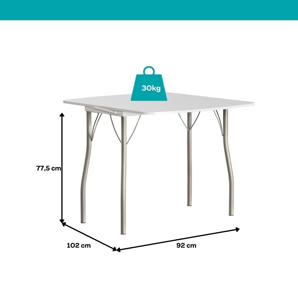 Conjunto Sala de Jantar Tallim com Mesa e 2 Cadeiras 2999 Carraro - 4