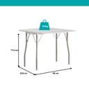 Ver imagem 4 de Conjunto Sala de Jantar Tallim com Mesa e 2 Cadeiras 2999 Carraro