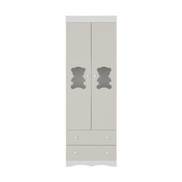 Guarda-roupa Infantil 62cm 2 Portas com Vidro e 2 Gavetas Doçura Multimóveis Mp4491 Branco/off - 7 Guarda-roupa Infantil 62cm 2 Portas com Vidro e 2 Gavetas Doçura Multimóveis Mp4491 Branco/off - 7