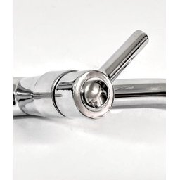 torneira cozinha parede metal cromado bica 1/4 volta c62 - 3