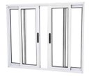 Ver imagem 1 de Janela de Alumínio Branco Vitro 4 Folhas 120 x 200 Linha 25 sem Grade