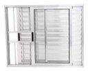 Ver imagem 1 de Janela de Alumínio Brilhante Veneziana 3 Folhas 100 x 100 Linha 25 com Grade