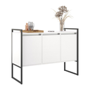 Ver imagem 4 de Aparador Buffet Linea para Sala Industrial Branco