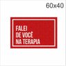 Tapete Falei na Terapia de Você! Cor Vermeho. - 2