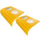 Ver imagem 1 de Kit 02 Esteiras para Sofá Braço Porta Copo Alumínio S01 Flexível Amarelo - Inoviza