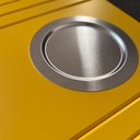 Ver imagem 3 de Kit 02 Esteiras para Sofá Braço Porta Copo Alumínio S01 Flexível Amarelo - Inoviza