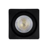 Spot Sobrepor 2390 Direcionável Quadrado 7x7cm Gu10 p/ Dicroica Par16 Preto - 4