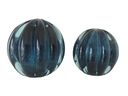 Ver imagem 2 de Esfera Murano Azul Petróleo - Tamanho m 10 x 10 cm | Casa Del Grande