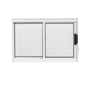 Ver imagem 4 de Vitro de Janela Basculante 2 Folhas de Correr para Banheiros e Lavabos 40x60cm Branco