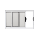 Ver imagem 2 de Vitro de Janela Basculante 2 Folhas de Correr para Banheiros e Lavabos 40x60cm Branco