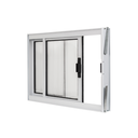 Ver imagem 1 de Vitro de Janela Basculante 2 Folhas de Correr para Banheiros e Lavabos 40x60cm Branco