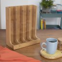 Ver mais imagens de Porta cápsulas universal vertical de bambu - Oikos