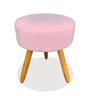 Puf, Puff Para Sala Pé Palito Rosinha/rosa 50 Cm Altura - 2