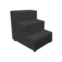 Ver imagem 1 de Escada Escadinha Pet Cachorro 3 Degraus Rampa Suede Premium:cinza